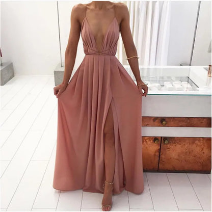 LVSANW 2024 New Summer Autumn Women Fashion Elegant Puff-Sleeve V Corset Dresses Evening Prom Female Party Lady Clothes Vestdios