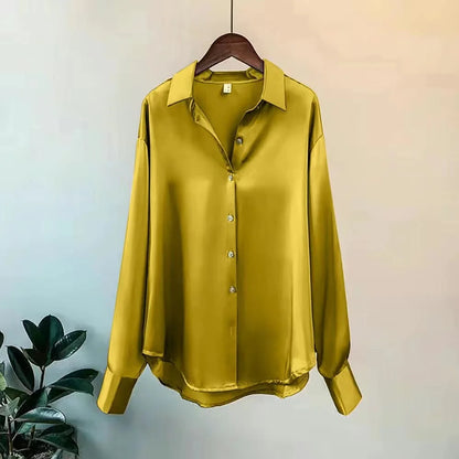 LVSANW 2025Spring Shirt And Blouses New Sweater Cardigans Woman Top Knitted Korean Long Sleeve Lapel Button Elegance Sweet Casual Coats