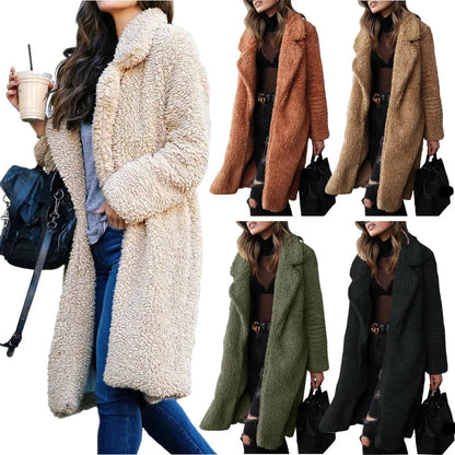 LVSANW Autumn/winter Women's Long Sleeve Lapel Wool Blend Jacket Wish Brand Hot Sale European Style Fashion Outerwear