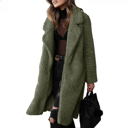 LVSANW Autumn/winter Women's Long Sleeve Lapel Wool Blend Jacket Wish Brand Hot Sale European Style Fashion Outerwear