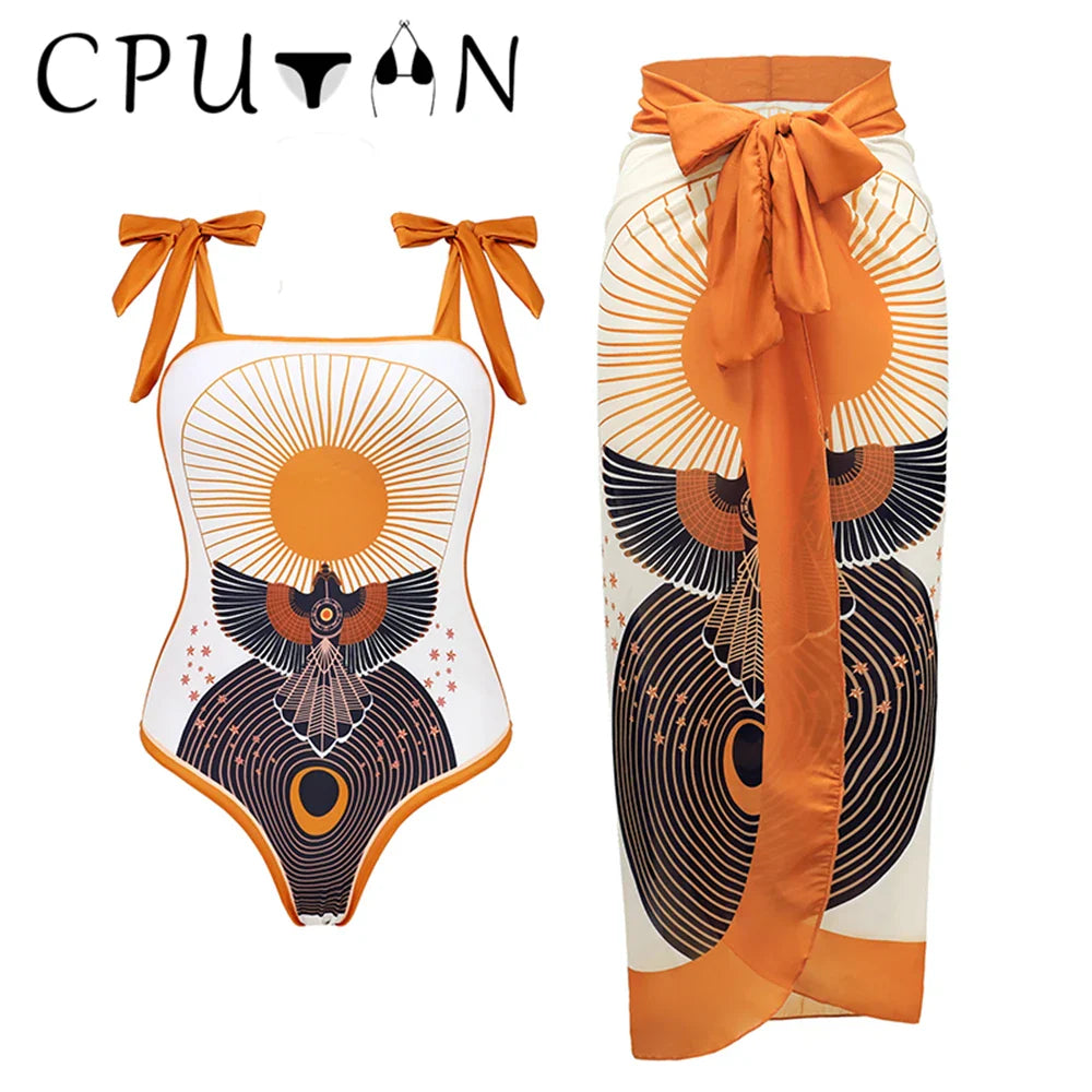 LVSANW CPUTAN 2024 New 3D Flower Women Swimwear High Waist Bikini Swimsuit Sexy Summer Beachwear Push Up Bikinis Set Bathing Suit Dress