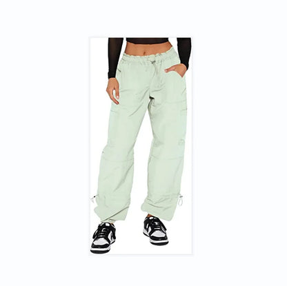 LVSANW Cargo Pants for Women with Comfortable Loose Fit and Adjustable Waist