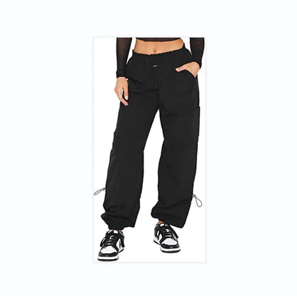 LVSANW Cargo Pants for Women with Comfortable Loose Fit and Adjustable Waist