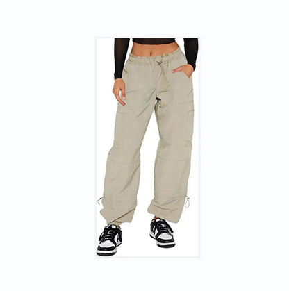 LVSANW Cargo Pants for Women with Comfortable Loose Fit and Adjustable Waist