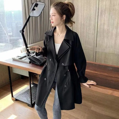 LVSANW Casual Long Sleeve Trench Coat For Women Autumn 2024 Fashion Loose Winter Outerwears New In Coats & Jackets Winter Clothes