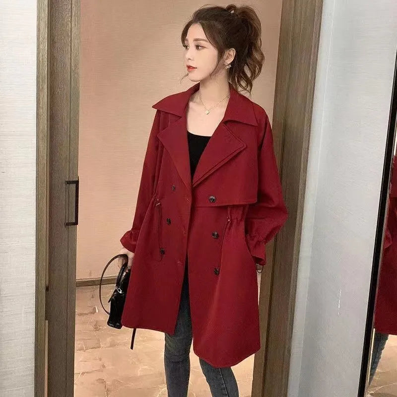 LVSANW Casual Long Sleeve Trench Coat For Women Autumn 2024 Fashion Loose Winter Outerwears New In Coats & Jackets Winter Clothes