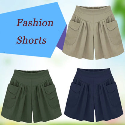 LVSANW European American New Fashion Summer Womens Casual Shorts Comfortable Breathable Shorts