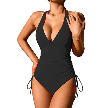 LVSANW Fashion New Bandage Swimwear Women One Piece Swimsuit Bathing Suit Woman Summer Slimming Swimwear Beachwear Female Clothing