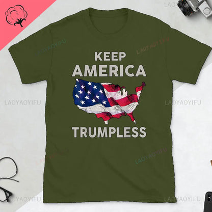 LVSANW Funny Trump 2024 Shirt Republican Gift T-shirt Trump for President 2024 Tee Daddy's Home Trump Supporter Election Tops