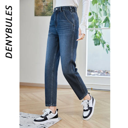 LVSANW LILYMOON Y2k High Waisted Skinny Pop Pants Women's Jeans Multi-Pockets Soft Comfortable Elegant Women's Trousers