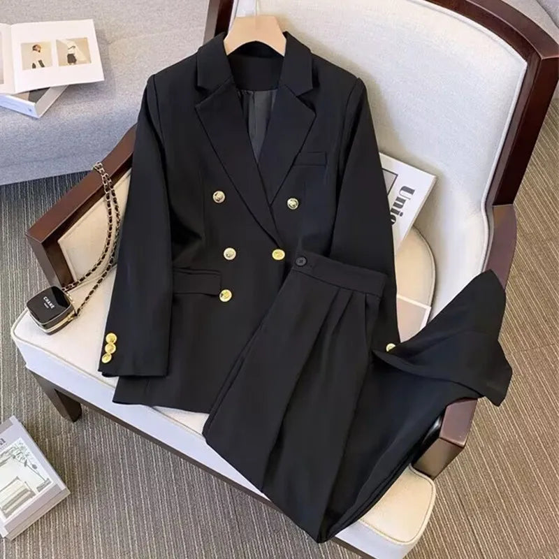 LVSANW Office Lady Slim Blazer for Women, Long Sleeve Coats, Black Jackets, Casual Outerwear, Fall, Winter Fashion, 2024