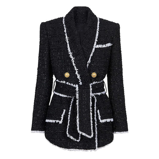 LVSANW R09989  Fashion women Coats & Jackets 2025 Runway Luxury famous Brand European Design party style Women's Clothing