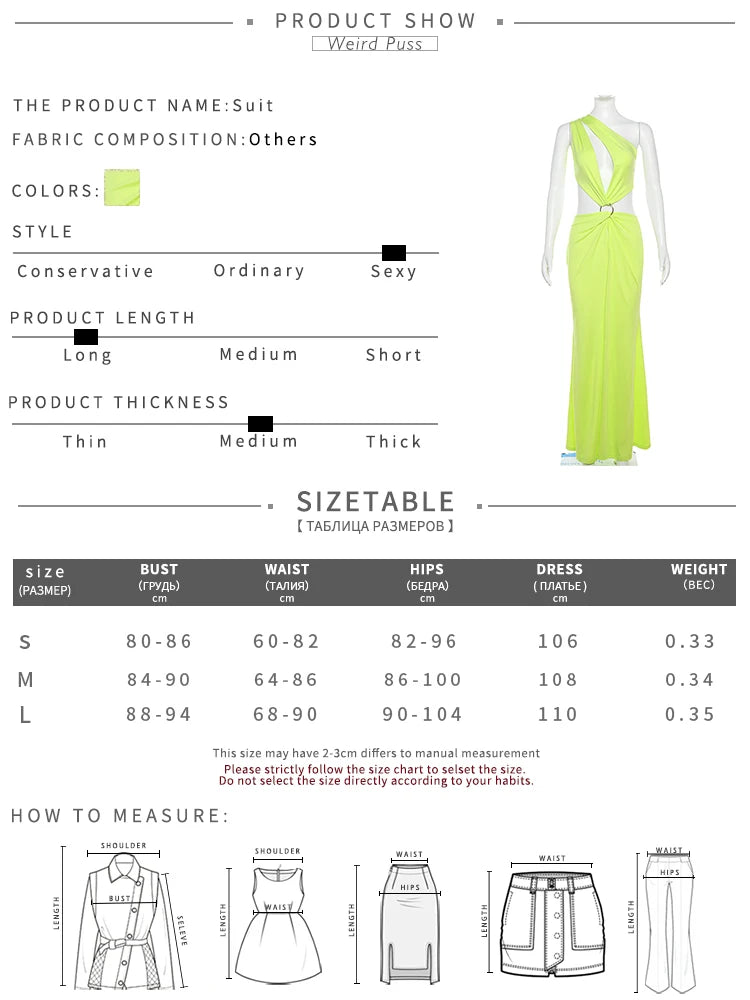 LVSANW Weird Puss Y2K Cirque Split Dress Women Summer Waistless Sleeveless Backless Irregular Sexy Elegant Inclined Shoulder Vestidos