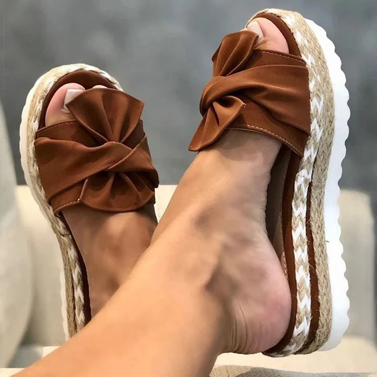 LVSANW Sandals Women Heels Sandals With Wedges Shoes For Women Platform Sandals Summer Slippers Sandalias Mujer Elegant Summer Shoes