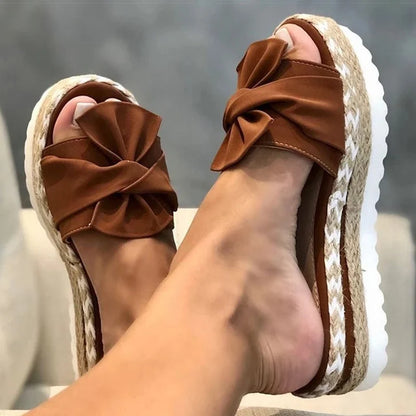 LVSANW Sandals Women Heels Sandals With Wedges Shoes For Women Platform Sandals Summer Slippers Sandalias Mujer Elegant Summer Shoes