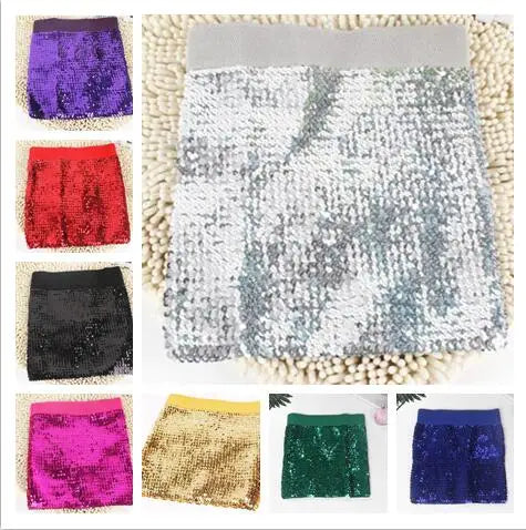 LVSANW Sexy Girl Fashion Sequin Skirts Bead Piece Bust Skirt Women Wrap Buttocks Short Skirt Party