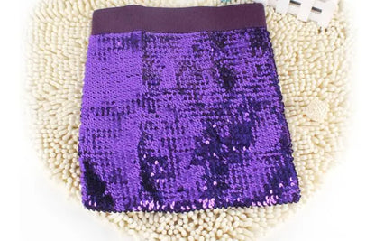 LVSANW Sexy Girl Fashion Sequin Skirts Bead Piece Bust Skirt Women Wrap Buttocks Short Skirt Party