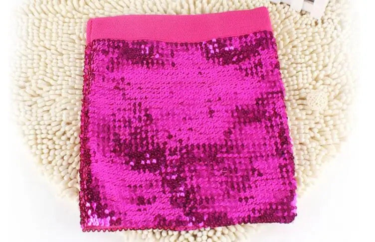 LVSANW Sexy Girl Fashion Sequin Skirts Bead Piece Bust Skirt Women Wrap Buttocks Short Skirt Party