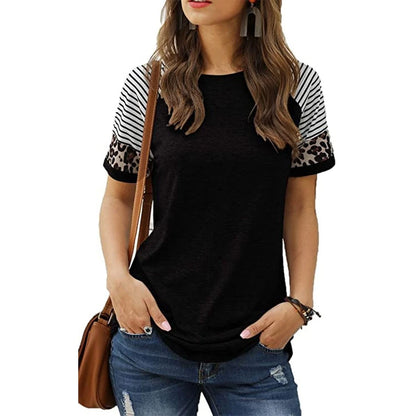 LVSANW Solid T Shirt Women Simple Style Tees Casual T-shirt For Ladies O Neck Daily Pullover Female Fashion Short Sleeve Y2k Clothing