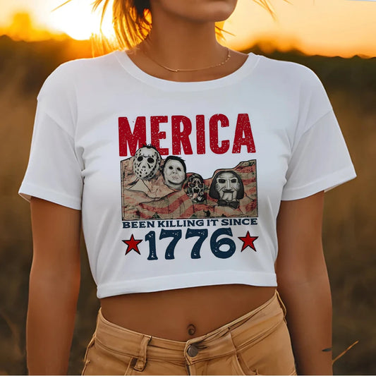 LVSANW Usa Trump 2024 Merica tshirt women graphic tshirt girl comic manga funny clothes