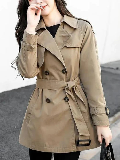 LVSANW Windbreaker Women's Versatile 2024 Spring Autumn New Fashion Clothing Korean Jacket Trench Coat for Women Oversize Women Coat