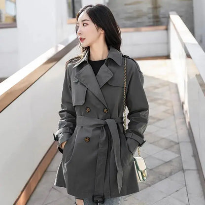 LVSANW Windbreaker Women's Versatile 2024 Spring Autumn New Fashion Clothing Korean Jacket Trench Coat for Women Oversize Women Coat