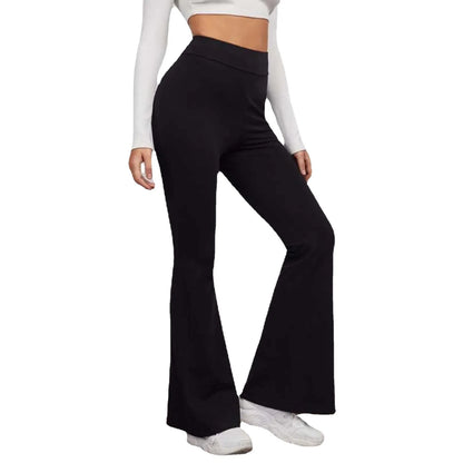 LVSANW Women's Spring/Summer New High Waist Slimming Long Pants Casual Pants Yoga Pants Sports Running Micro La