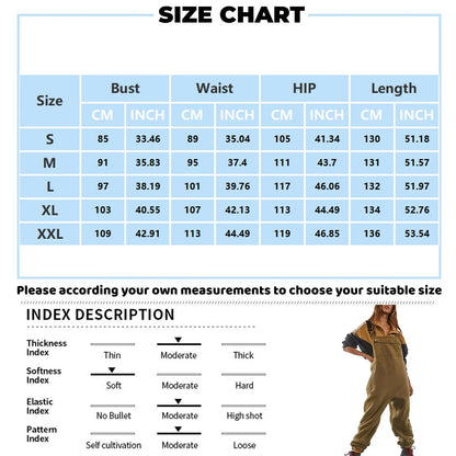 LVSANW Womens Fleece Overalls One-piece Bibs Jumpsuits Adjustable Suspender Straps Warm Winter Fuzzy Ski Pants